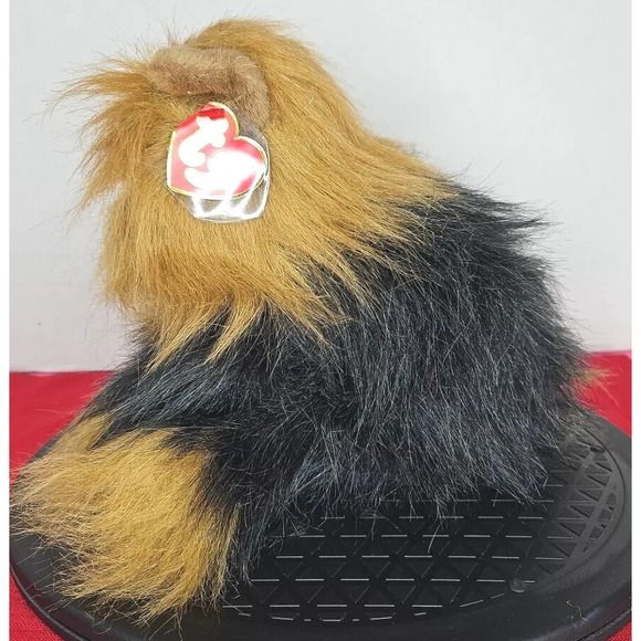 TY Yappie Yorkshire Terrier Yorkie Plush Puppy 1997 10" Soft‎ Floppy Dog - Picture 3 of 10